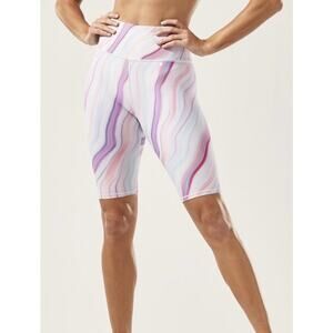 Athleta Biker Shorts High Rise Love Proudly 7”